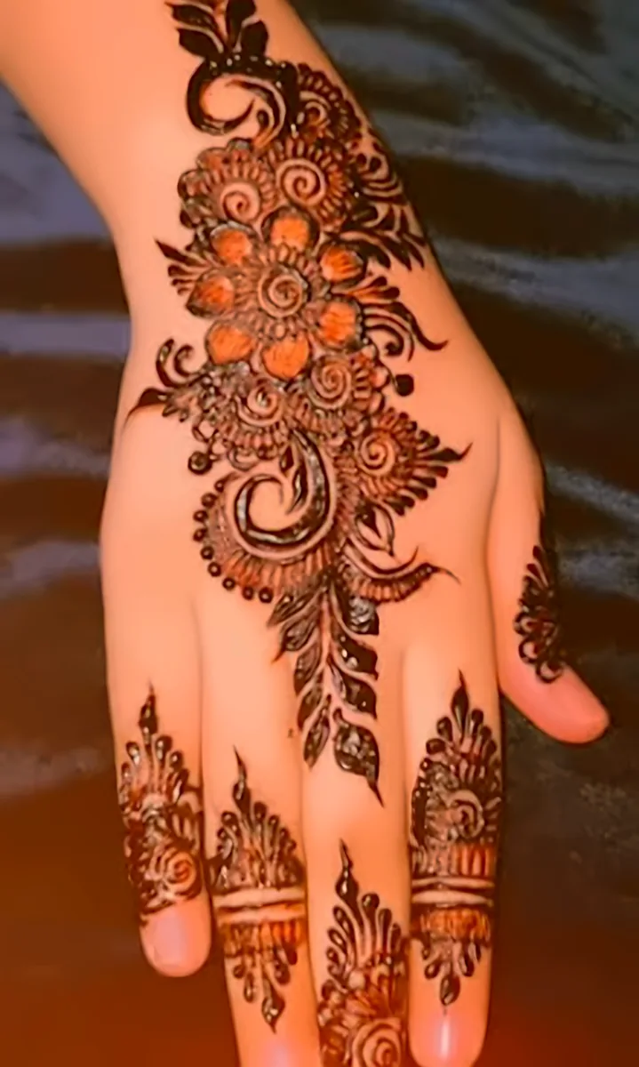 Eid and Chand Raat Mehndi design in Kasur by Glow Beauty Salon